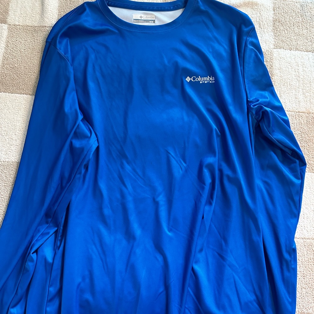 Columbia Blue Long Sleeve Shirt